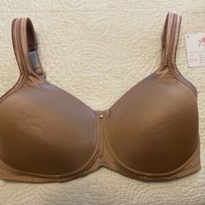 Brand New ABC Taupe Satin Mastectomy Bra 34D